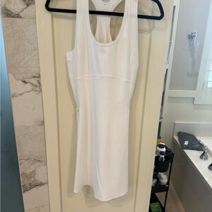Athleta Cream Levitate Dress